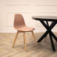 Chaise de salle à manger Kick Yuna - Rose
