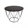 Kick Table de salon Vico - 60 cm - Noir