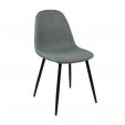 Ensemble de 2 Chaise de salle à manger Kick Noor - Vert