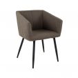 Chaise de salle à manger Kick Liv Bouclé - Marron