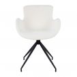 Chaise tournante Kick Novi - Blanc