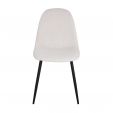 Ensemble de 2 Chaise de salle à manger Kick Noor - Beige