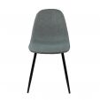 Ensemble de 2 Chaise de salle à manger Kick Noor - Vert