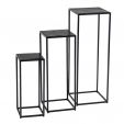 Kick action set de 3 colonnes de plantes - Noir