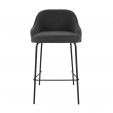 Tabouret de bar Kick Sepp - Gris foncé