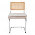 Chaise tubulaire Kick Kai - Champagne