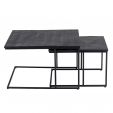 Table basse Kick Muse - Set of 2 - Noir