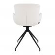 Chaise tournante Kick Novi - Blanc