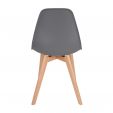 Chaise de salle à manger Kick Yuna - Gris foncé