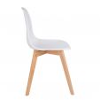 Chaise de salle à manger Kick Yuna - Blanc