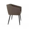 Chaise de salle à manger Kick Liv Bouclé - Marron