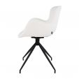 Chaise tournante Kick Novi - Blanc