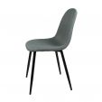 Ensemble de 2 Chaise de salle à manger Kick Noor - Vert
