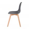 Chaise de salle à manger Kick Yuna - Gris foncé