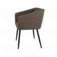 Chaise de salle à manger Kick Liv Bouclé - Marron