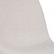 Ensemble de 2 Chaise de salle à manger Kick Noor - Beige