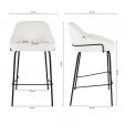 Tabouret de bar Kick Sepp - Blanc