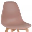 Chaise de salle à manger Kick Yuna - Rose