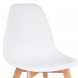 Chaise de salle à manger Kick Yuna - Blanc
