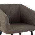 Chaise de salle à manger Kick Liv Bouclé - Marron