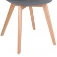 Chaise de salle à manger Kick Yuna - Gris foncé