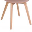 Chaise de salle à manger Kick Yuna - Rose