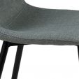 Ensemble de 2 Chaise de salle à manger Kick Noor - Vert