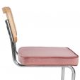 Chaise tubulaire Kick Kai - Rose