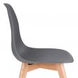 Chaise de salle à manger Kick Yuna - Gris foncé