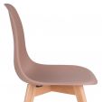 Chaise de salle à manger Kick Yuna - Rose