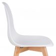 Chaise de salle à manger Kick Yuna - Blanc
