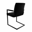 Fauteuil Kick JIM - Velour - Noir