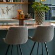 Tabouret de bar Kick Reza - Noir