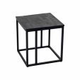Table d'appoint Kick Anna 45x45 - Noir
