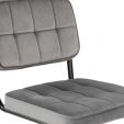 Chaise tubulaire Kick Ivy - Gris