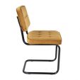 Chaise tubulaire Kick Ivy - Or