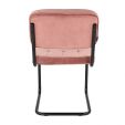 Chaise tubulaire Kick Ivy - Rose