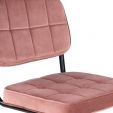 Chaise tubulaire Kick Ivy - Rose