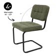 Chaise tubulaire Kick Yves - Vert