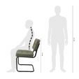 Chaise tubulaire Kick Yves - Vert