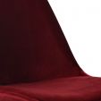 Chaise scandinave Kick - Rouge