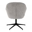 Fauteuil tournant Kick Lux - Gris