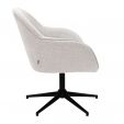 Fauteuil tournant Kick Lux - Champagne