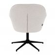 Fauteuil tournant Kick Lux - Champagne