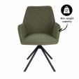 Chaise tournante Kick Alex - Vert