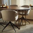 Chaise tournante Kick Merle - Gris