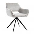 Chaise tournante Kick Miyo - Gris