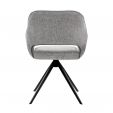 Chaise tournante Kick Miyo - Gris foncé