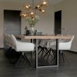 Chaise tournante Kick Miyo - Gris foncé