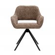 Chaise tournante Kick Nori - Taupe
